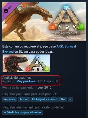 Ark analisis steam