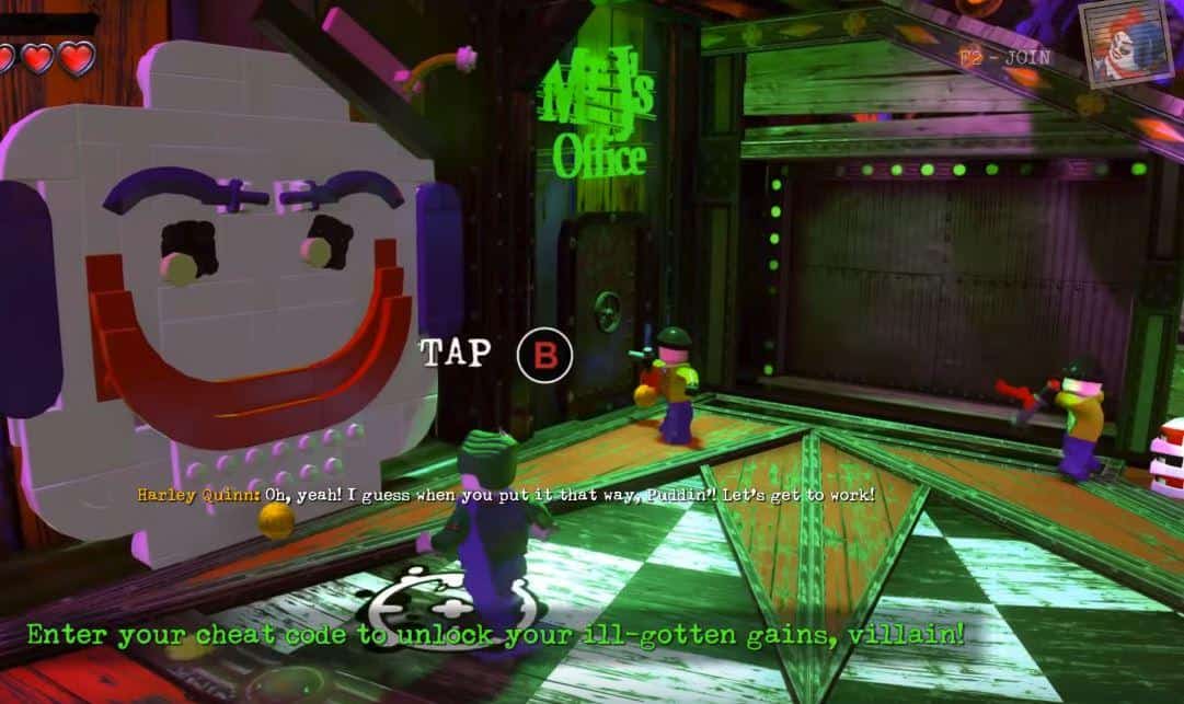 Lego DC Super-Villains Cheat Codes