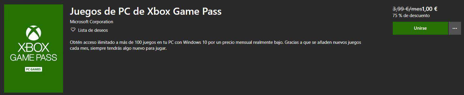 Xbox Game Pass Pc