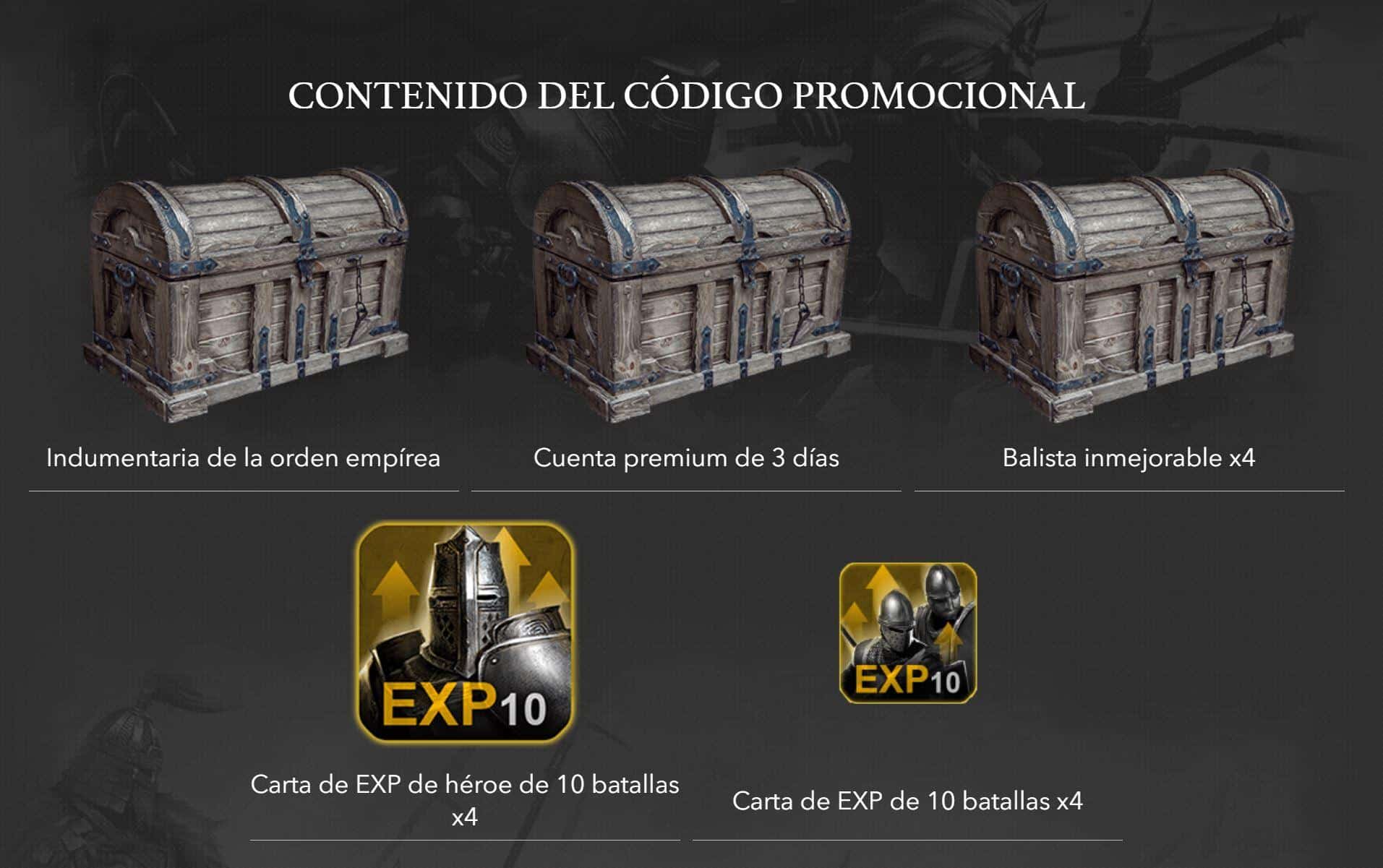 Empyrean Order pack para Conqueror’s Blade