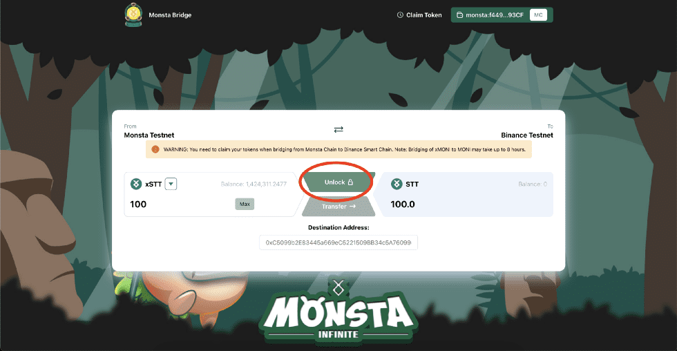 Ya podemos pasar nuestro STT a la Binance Smart Chain mira como hacerlo $MONI, $STT, Monsta Infinite