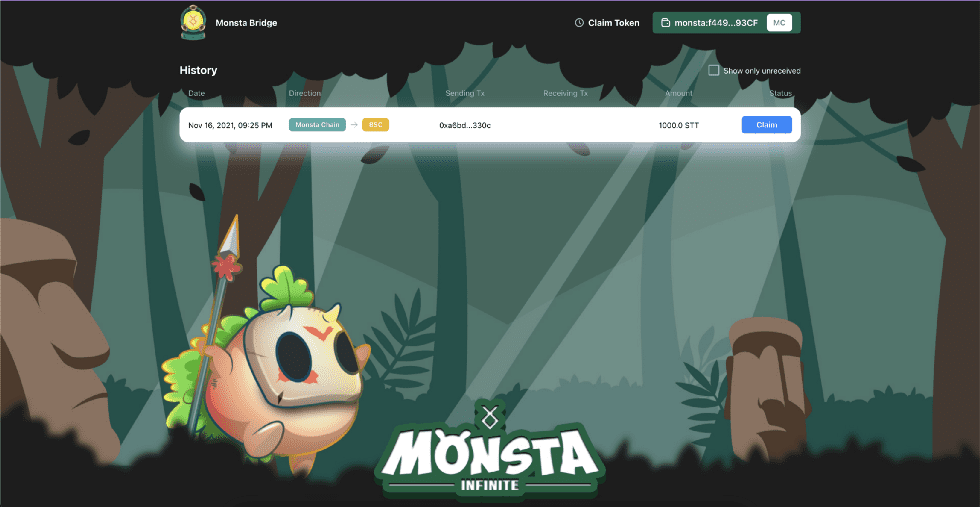 Ya podemos pasar nuestro STT a la Binance Smart Chain mira como hacerlo $MONI, $STT, Monsta Infinite