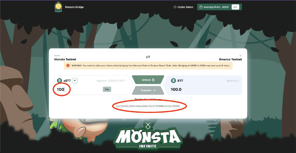 Ya podemos pasar nuestro STT a la Binance Smart Chain mira como hacerlo $MONI, $STT, Monsta Infinite