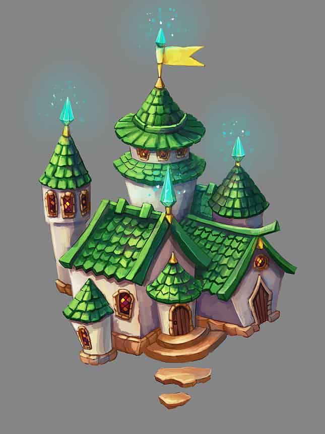 Emerald castle by ElizavetaS on DeviantArt