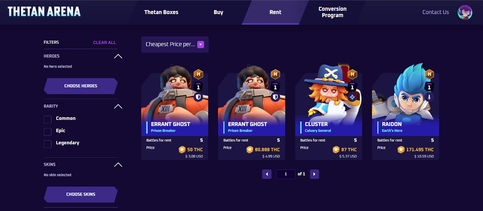 Thetan Arena se actualiza con el evento de nuevo año lunar Thetan Arena Rent