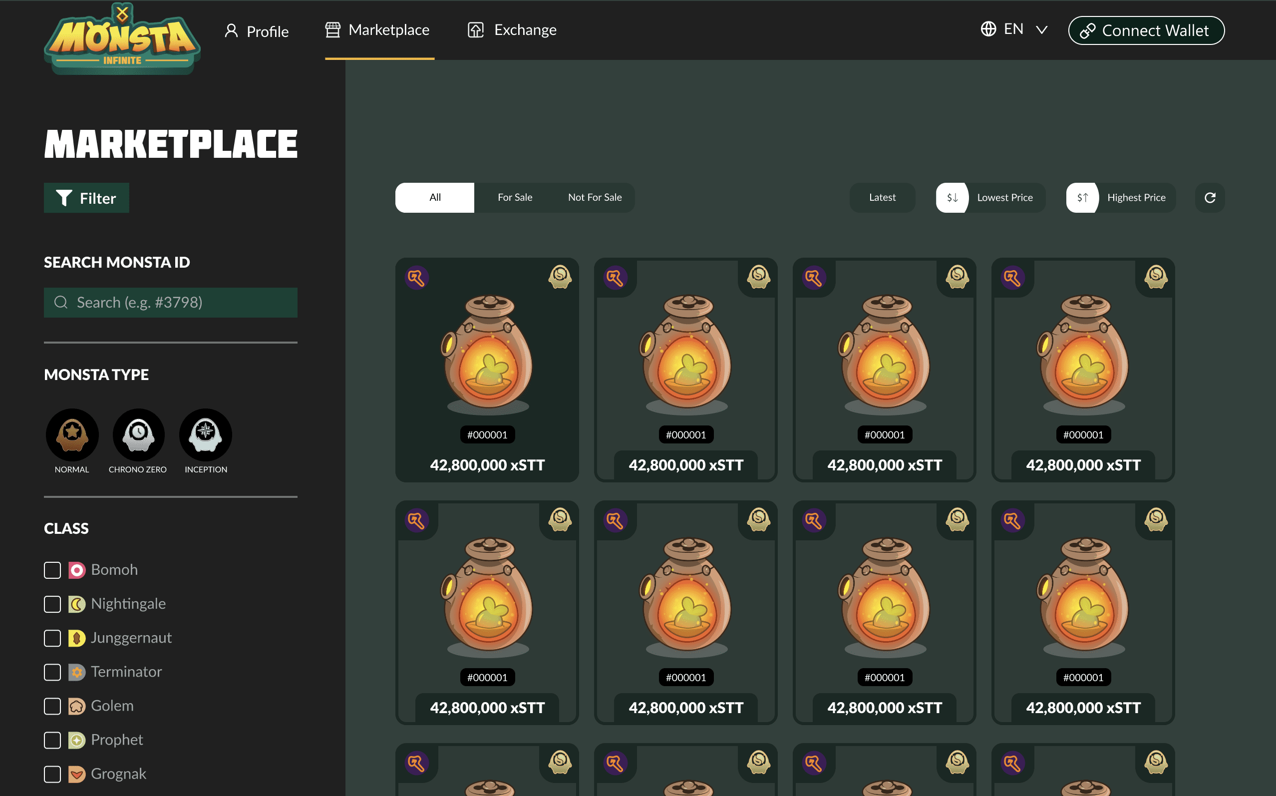 Monsta Infinite pronto tendrá un Marketplace renovado y el Mini-Juego $MONI, Monsta Infinite