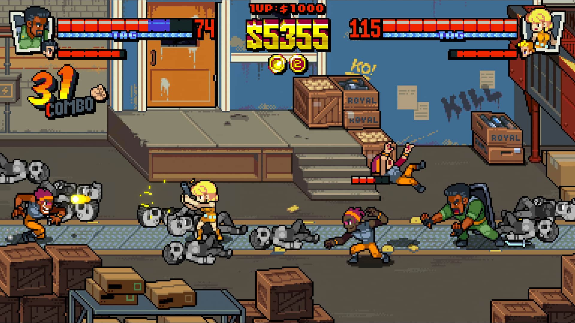Double Dragon Gaiden: Rise of the Dragons, Modus Games, Secret Base