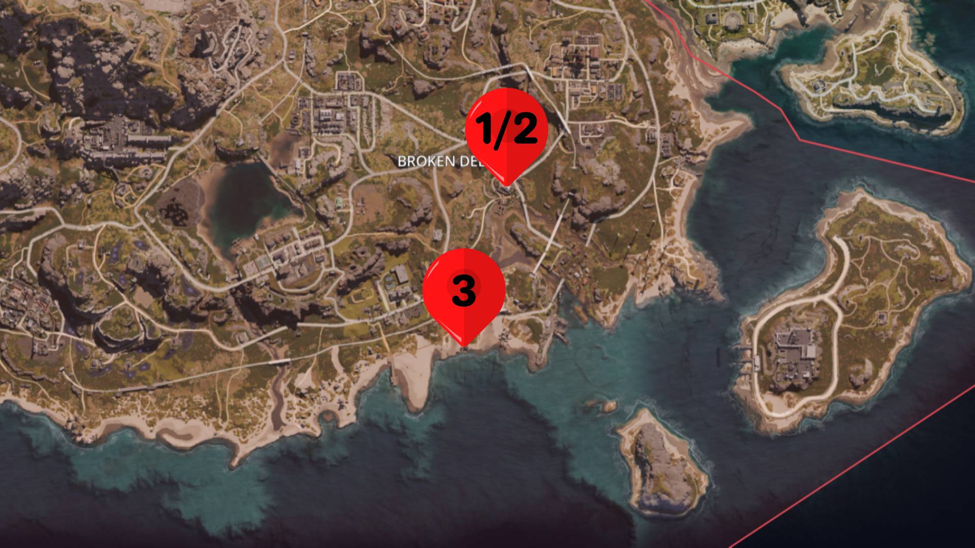 Broken Delta once human vendor locations
